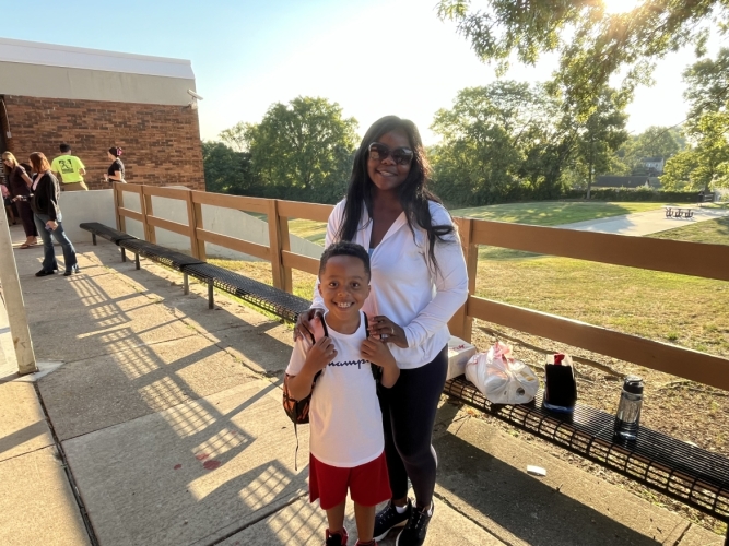 First Day of School at Delshire Elementary